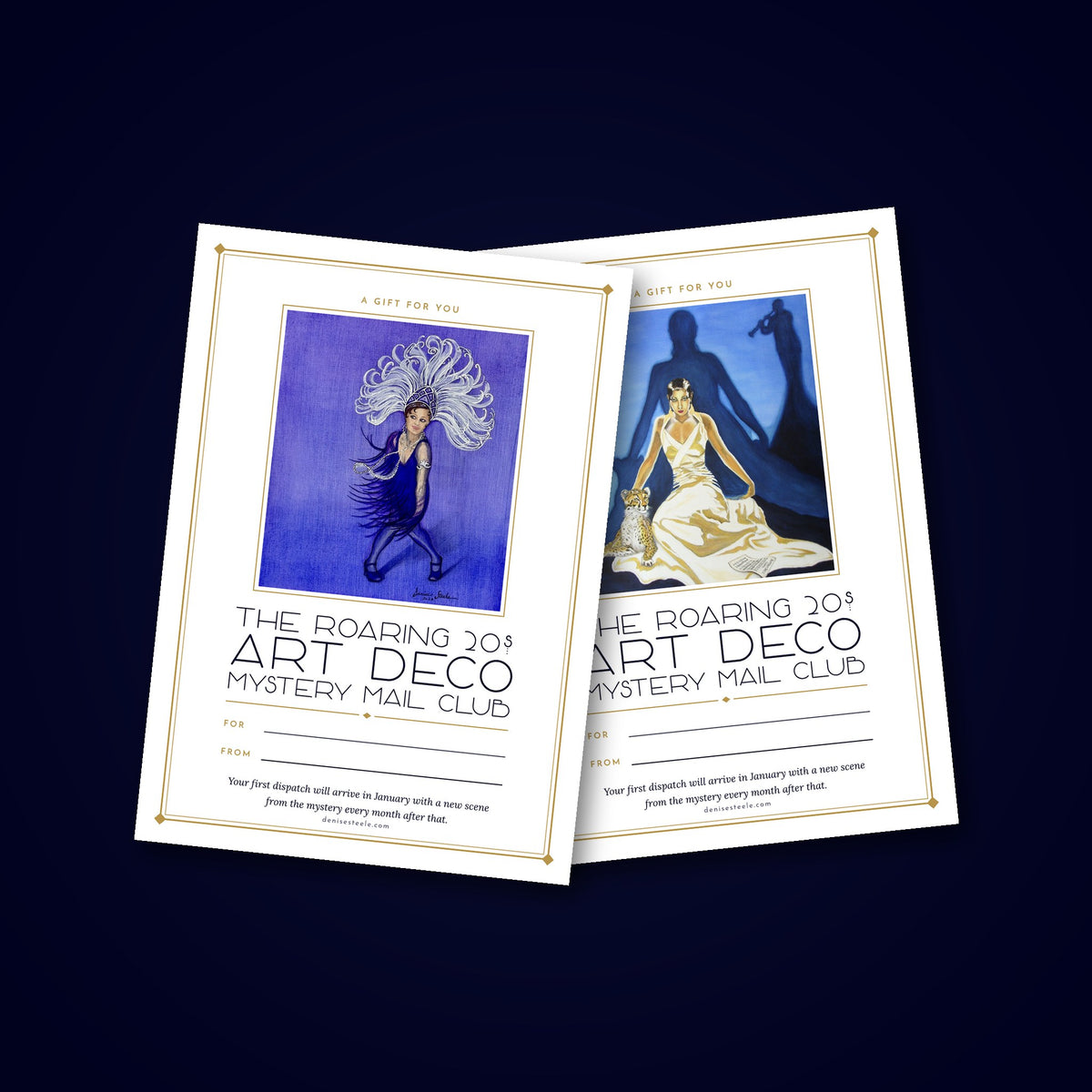 Gift the Club: The Roaring 20s Art Deco Mystery Mail Club