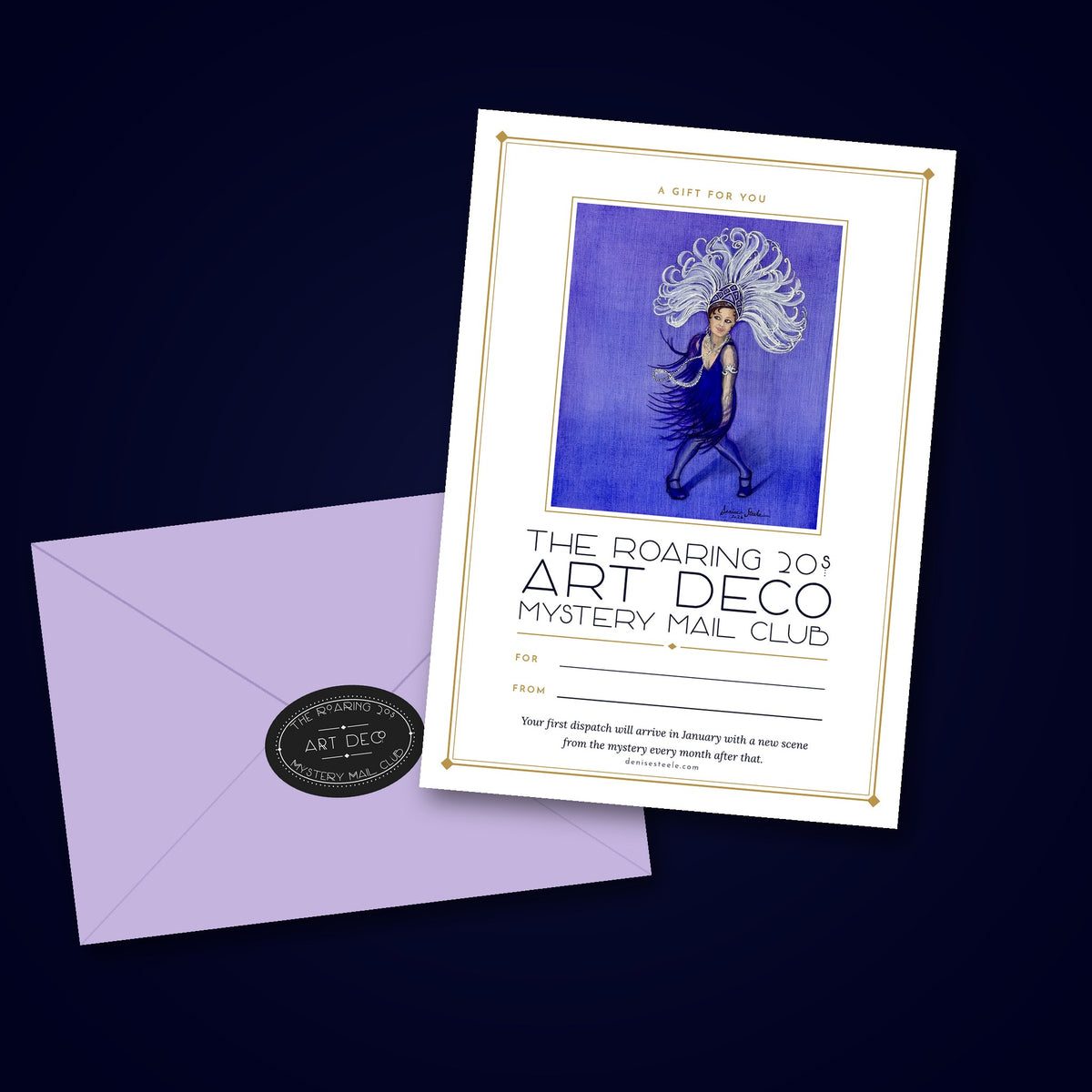 Gift the Club: The Roaring 20s Art Deco Mystery Mail Club